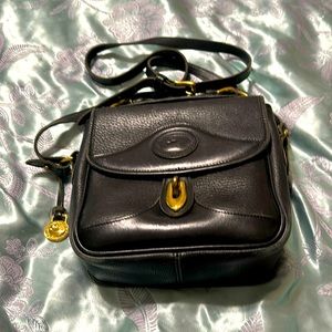 Black vintage Dooney & Burke AWL shoulder bag